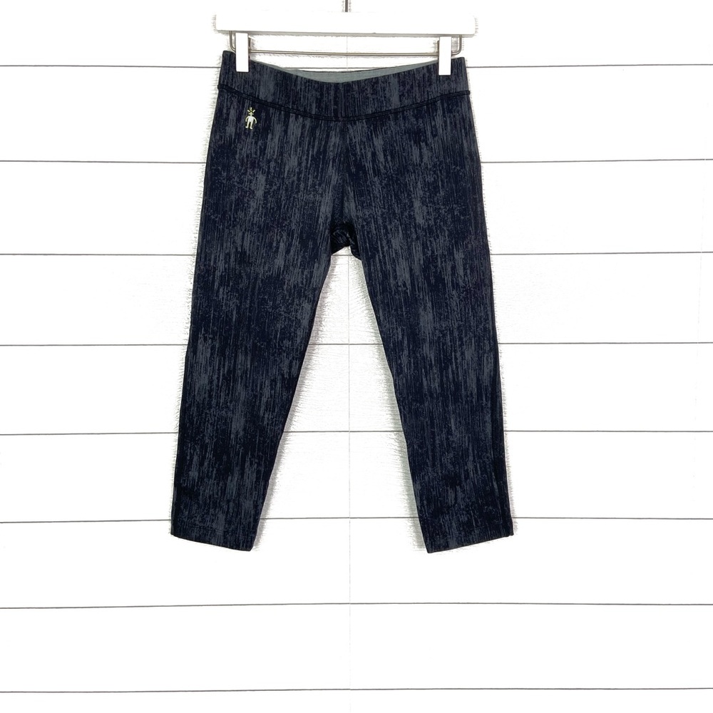 Smartwool Phd Pattern Capri Legging Gray Print Sm… - image 1